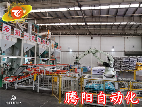 碼垛機械手提高了工作效率的同時也大大節(jié)省了企業(yè)的人力費用